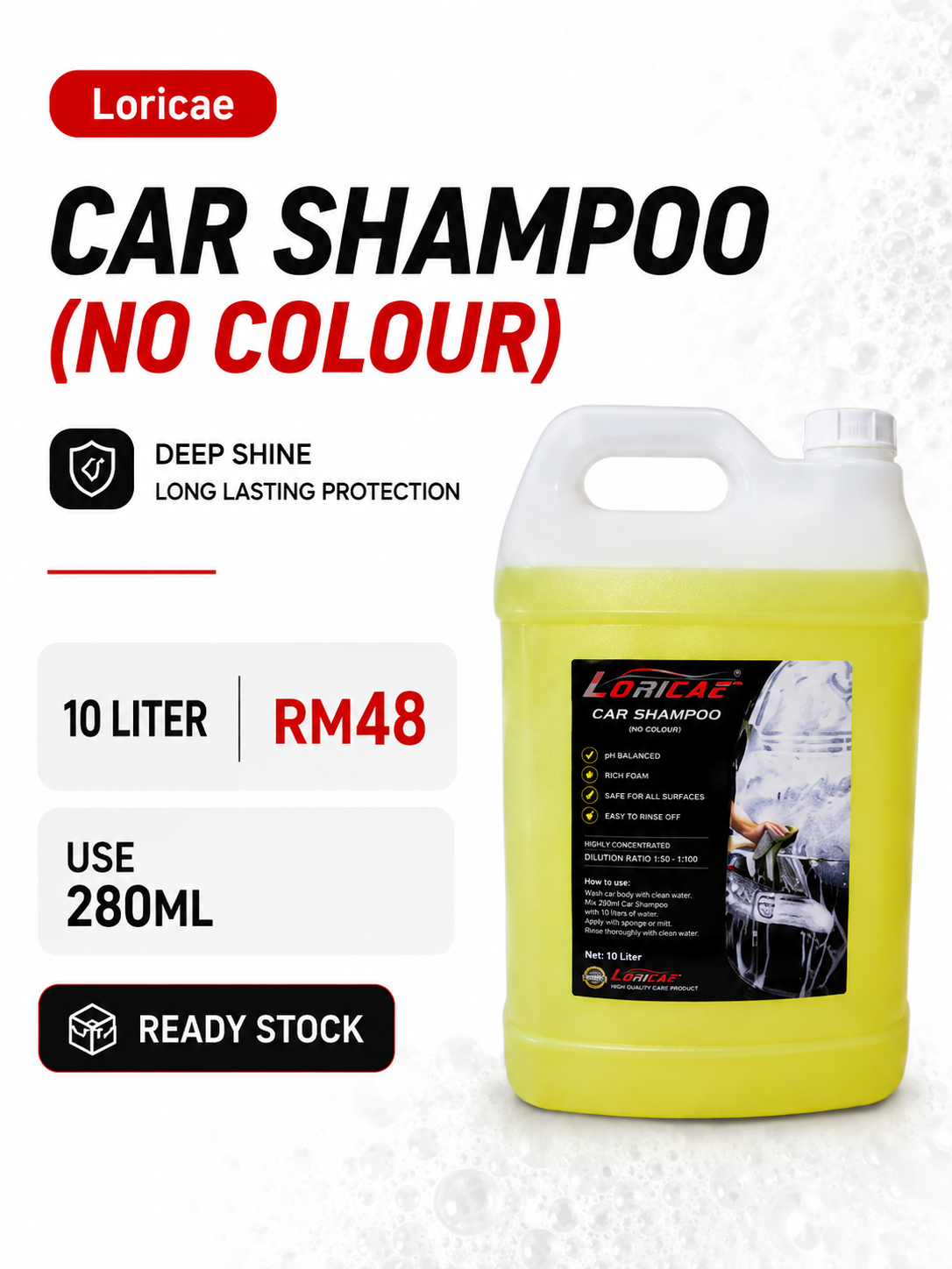 Car Shampoo (No Colour)