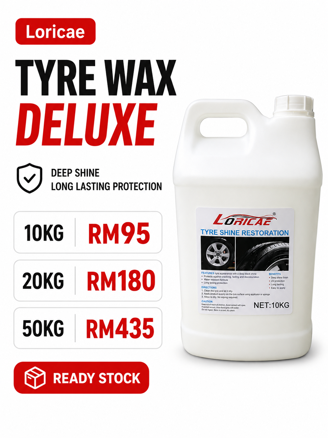 Tyre Wax Deluxe White
