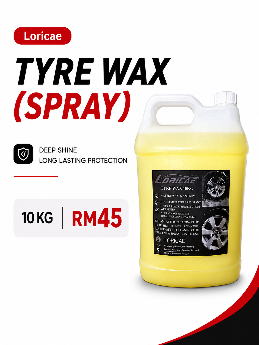 Tyre Wax Spray